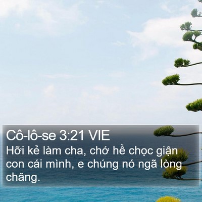 Cô-lô-se 3:21 VIE Bible Verse Image