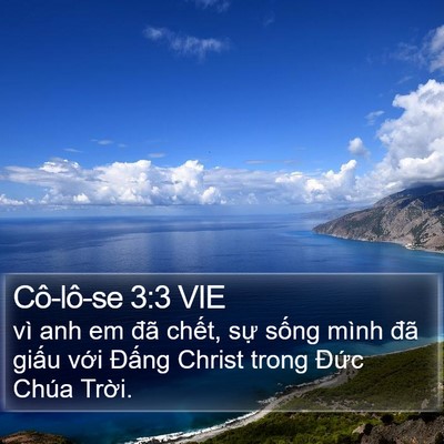 Cô-lô-se 3:3 VIE Bible Verse Image