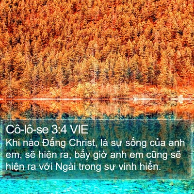 Cô-lô-se 3:4 VIE Bible Verse Image