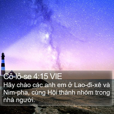 Cô-lô-se 4:15 VIE Bible Verse Image