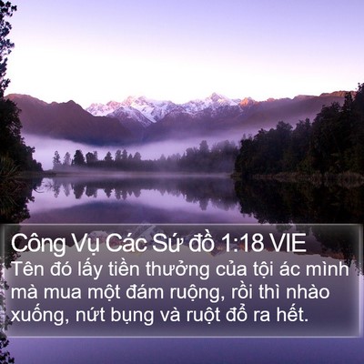 Công Vụ Các Sứ đồ 1:18 VIE Bible Verse Image