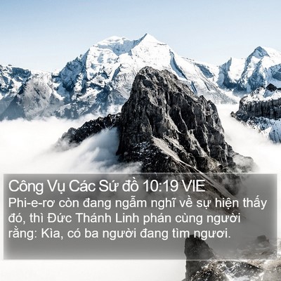 Công Vụ Các Sứ đồ 10:19 VIE Bible Verse Image