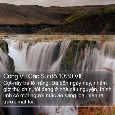 Công Vụ Các Sứ đồ 10:30 VIE Bible Verse Image