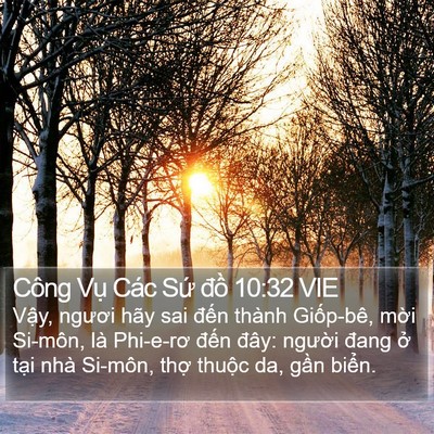 Công Vụ Các Sứ đồ 10:32 VIE Bible Verse Image