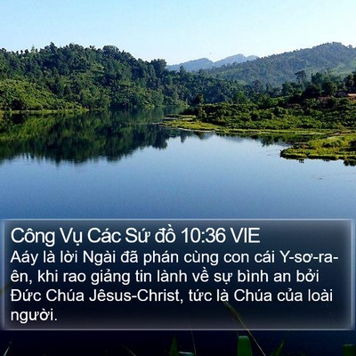 Công Vụ Các Sứ đồ 10:36 VIE Bible Verse Image