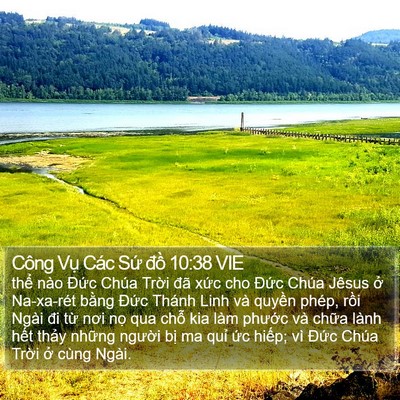 Công Vụ Các Sứ đồ 10:38 VIE Bible Verse Image