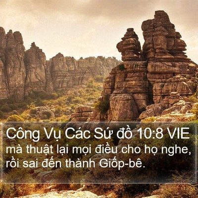 Công Vụ Các Sứ đồ 10:8 VIE Bible Verse Image