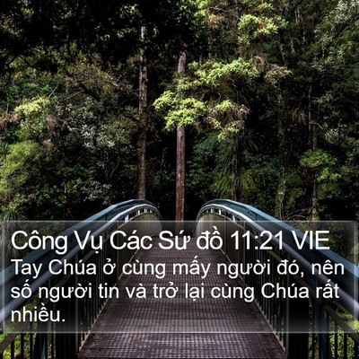 Công Vụ Các Sứ đồ 11:21 VIE Bible Verse Image