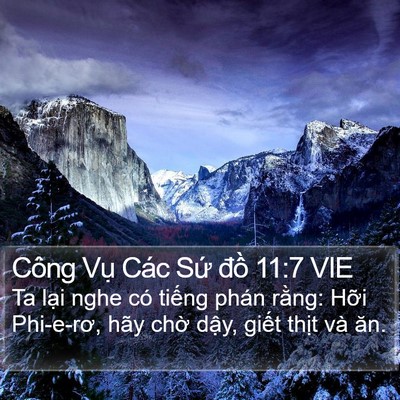 Công Vụ Các Sứ đồ 11:7 VIE Bible Verse Image