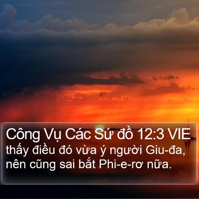 Công Vụ Các Sứ đồ 12:3 VIE Bible Verse Image