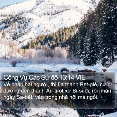 Công Vụ Các Sứ đồ 13:14 VIE Bible Verse Image