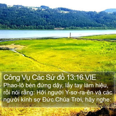 Công Vụ Các Sứ đồ 13:16 VIE Bible Verse Image