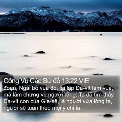 Công Vụ Các Sứ đồ 13:22 VIE Bible Verse Image