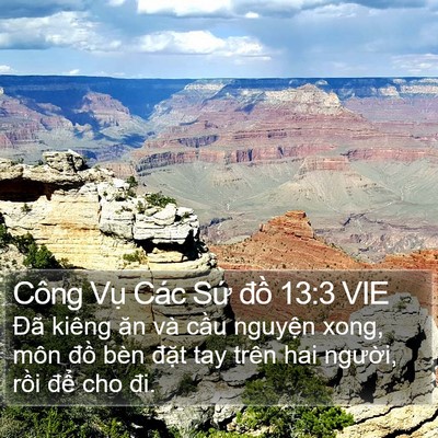 Công Vụ Các Sứ đồ 13:3 VIE Bible Verse Image