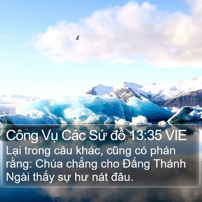Công Vụ Các Sứ đồ 13:35 VIE Bible Verse Image