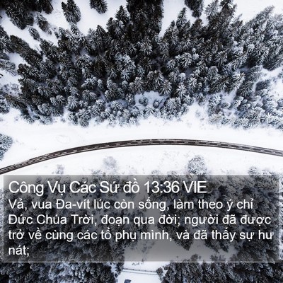 Công Vụ Các Sứ đồ 13:36 VIE Bible Verse Image