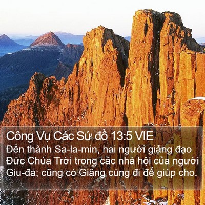 Công Vụ Các Sứ đồ 13:5 VIE Bible Verse Image