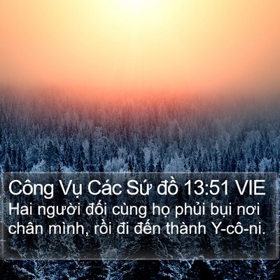 Công Vụ Các Sứ đồ 13:51 VIE Bible Verse Image