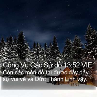 Công Vụ Các Sứ đồ 13:52 VIE Bible Verse Image