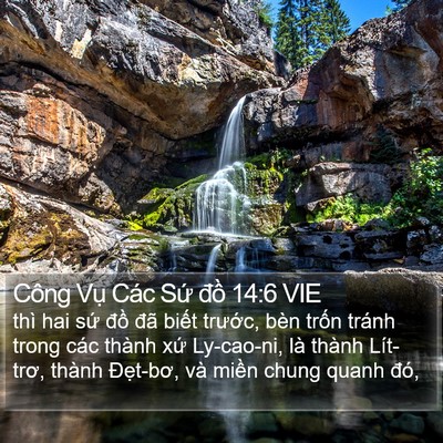 Công Vụ Các Sứ đồ 14:6 VIE Bible Verse Image