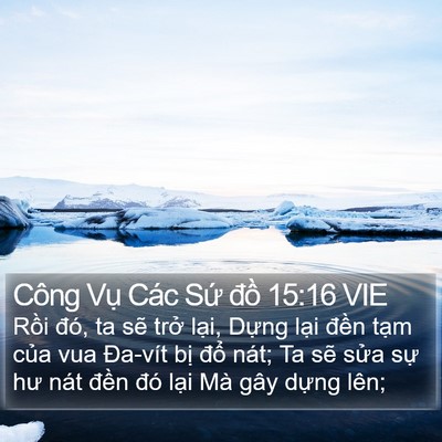 Công Vụ Các Sứ đồ 15:16 VIE Bible Verse Image