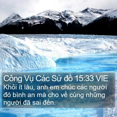 Công Vụ Các Sứ đồ 15:33 VIE Bible Verse Image