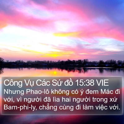 Công Vụ Các Sứ đồ 15:38 VIE Bible Verse Image