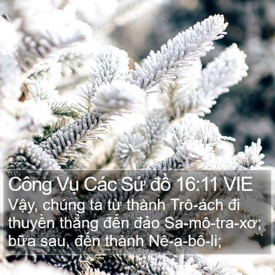 Công Vụ Các Sứ đồ 16:11 VIE Bible Verse Image