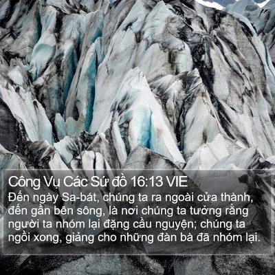 Công Vụ Các Sứ đồ 16:13 VIE Bible Verse Image