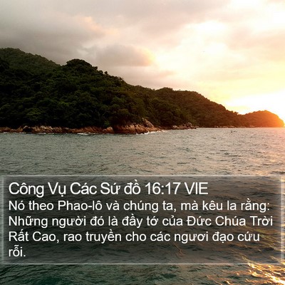 Công Vụ Các Sứ đồ 16:17 VIE Bible Verse Image