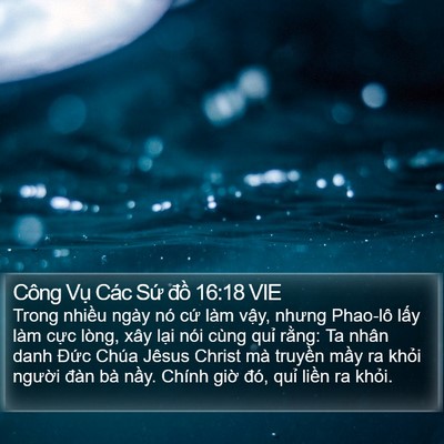 Công Vụ Các Sứ đồ 16:18 VIE Bible Verse Image