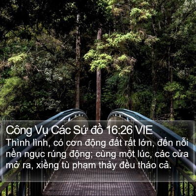 Công Vụ Các Sứ đồ 16:26 VIE Bible Verse Image