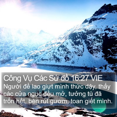 Công Vụ Các Sứ đồ 16:27 VIE Bible Verse Image