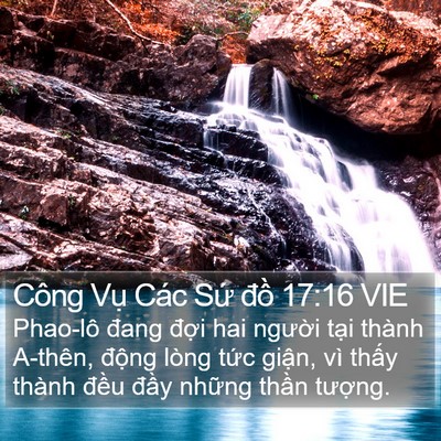Công Vụ Các Sứ đồ 17:16 VIE Bible Verse Image