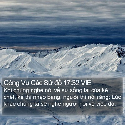 Công Vụ Các Sứ đồ 17:32 VIE Bible Verse Image