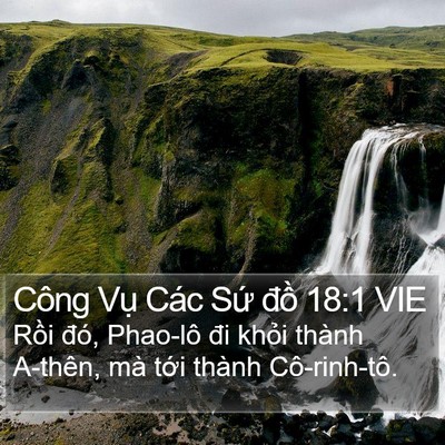 Công Vụ Các Sứ đồ 18:1 VIE Bible Verse Image