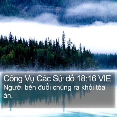 Công Vụ Các Sứ đồ 18:16 VIE Bible Verse Image