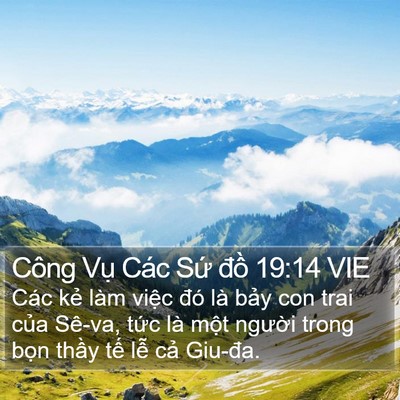 Công Vụ Các Sứ đồ 19:14 VIE Bible Verse Image