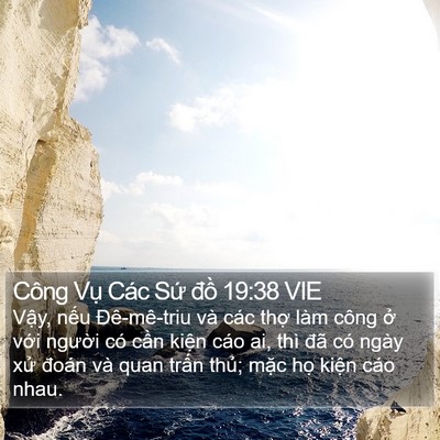 Công Vụ Các Sứ đồ 19:38 VIE Bible Verse Image