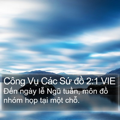Công Vụ Các Sứ đồ 2:1 VIE Bible Verse Image