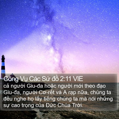 Công Vụ Các Sứ đồ 2:11 VIE Bible Verse Image
