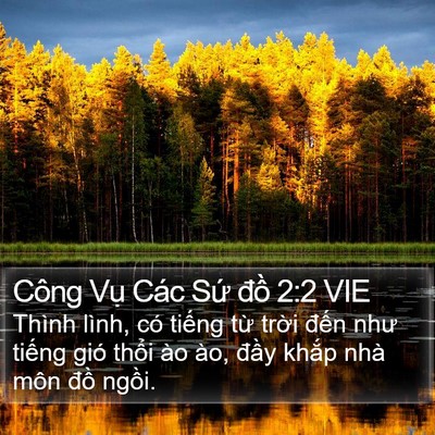 Công Vụ Các Sứ đồ 2:2 VIE Bible Verse Image