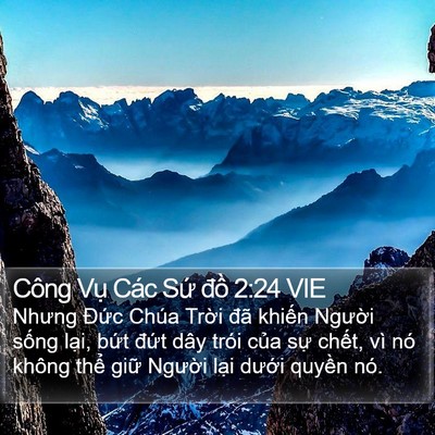 Công Vụ Các Sứ đồ 2:24 VIE Bible Verse Image
