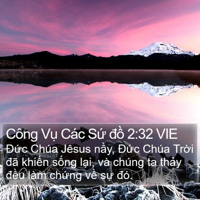 Công Vụ Các Sứ đồ 2:32 VIE Bible Verse Image