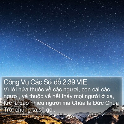 Công Vụ Các Sứ đồ 2:39 VIE Bible Verse Image