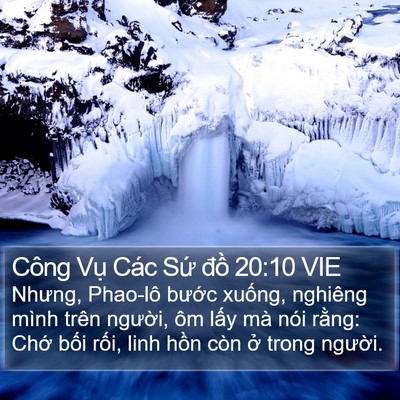 Công Vụ Các Sứ đồ 20:10 VIE Bible Verse Image