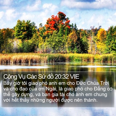 Công Vụ Các Sứ đồ 20:32 VIE Bible Verse Image