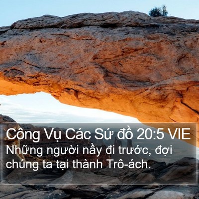 Công Vụ Các Sứ đồ 20:5 VIE Bible Verse Image