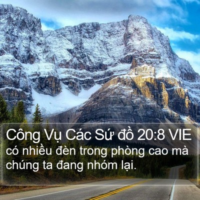 Công Vụ Các Sứ đồ 20:8 VIE Bible Verse Image
