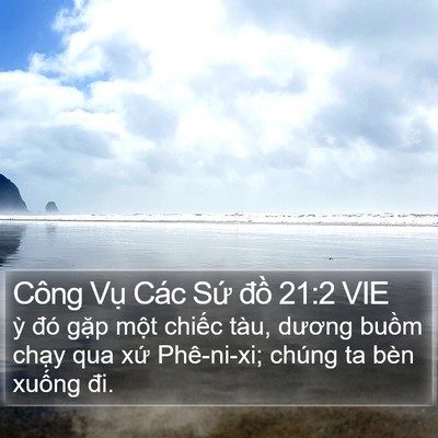 Công Vụ Các Sứ đồ 21:2 VIE Bible Verse Image